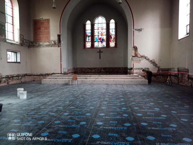 Trockenlegung Kirchenschiff in Baden-Württemberg