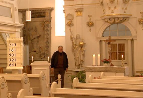 Mauerwerkstrockenlegung in der Traukirche von Bach